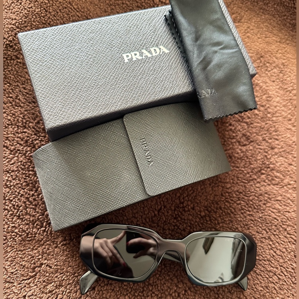 Prada Charcoal Black Sunglasses